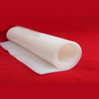 Silicone Rubber Sheet 500x500mm Clear Translucent Plate Mat High Temperature Resistance 100% Virgin Silikon Pad