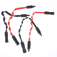 2 ชิ้น 12awg 10awg4mm26mm2หญิง ชาย กันน้ําเครื่องเชื่อม แฟลตโซลาร์สายขยายแผงสําหรับบ้านไฟฟ้าไฟฟ้าไฟฟ