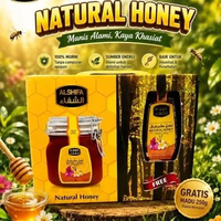 MADU AL SHIFA/ Alshifa/Madu 1 KG FREE 250 GR PAKET DUS HARGA PROMO TERMURAH paket hampers