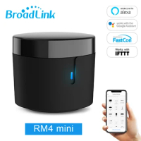 BroadLink RM4 Mini Smart Controller Universal Remote Control IR Wifi HTS2 Temperature Humidity Sensor Works Alexa Google Home