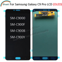 OLED For Samsung Galaxy C9 Pro lcd display C9000 LCD Display with Touch Screen Digitizer Assembly For Samsung C9 Pro LCD