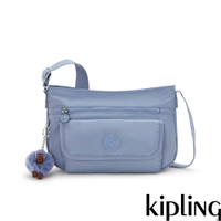 Kipling 灰藍色多袋收納側背包-SYRO U