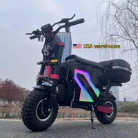 USA Stock 72V 10000W E Scooter 50Ah Dual Motor 60-80Mph 90-120Kmh High Speed Adult Delivery Electric Scooters Free Shipping