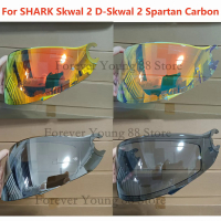 หมวกกันน็อค Visor สำหรับฉลาม Skwal 2 D-Skwal 2 D Skwal 2สปาร์ตันคาร์บอนรถจักรยานยนต์หมวกกันน็อคเลนส์โล่หน้าจอแก้ว Veiwfinder ไมกา
