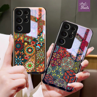 Geometri Mandala Casing for Samsung Galaxy s24 ultra,s24 plus,s24,s23 plus,s23,s22 ultra,s22 plus,s2