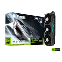 การ์ดกราฟิก ZOTAC GAMING NVIDIA GEFORCE RTX 4070 SUPER TWIN EDGE OC / TRINITY / WHITE 12GB GDDR6X