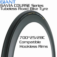 Giant GAVIA COURSE 0 1 Tubeless Tyre Tire Compatible Hookless Rims Road Bike Bicycle 700*25C 28C