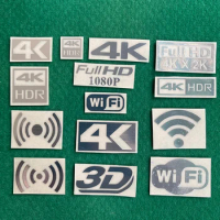 4K HDR FHD HD Certification Label TV Monitor Home Theater WIFI Phone Sticker 3D 1080P FULL HD Metal Transfer Sticker