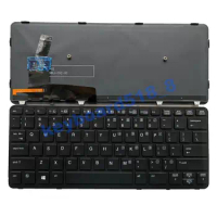 For HP Elitebook 820 G1 820 G2 720 G1 G2 725 G1 G2 Keyboard US backlit black