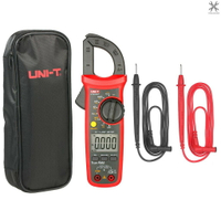 UNI-T 鉗錶UT202A+ 數字鉗形電流表6000計數自動量程NCV測量可測交流電流/交直流電壓/電阻/導通測試/二 雙十一購物節