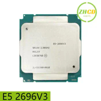 Intel Xeon For E5 2696V3 E5 2696 V3 processor SR1XK 18 core 2.3GHz, better performance than LGA 2011-3 CPU