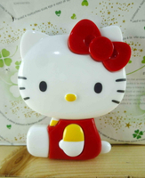 【震撼精品百貨】Hello Kitty 凱蒂貓-KITTY手拿折鏡-側坐圖案-紅色 震撼日式精品百貨