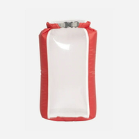 【【蘋果戶外】】Exped Fold Drybag CS 紅色 M【8L】透明視窗 背包防水袋 防水內袋 防水內套