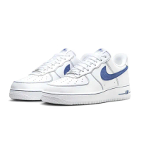 【NIKE 耐吉】AIR FORCE 1 07 LV8 男鞋 休閒鞋 運動鞋 白藍(HQ2037-100)