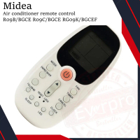 ใช้ได้กับรีโมทคอนโทรลเครื่องปรับอากาศ Midea รุ่น R09B/BGCE, R09C/BGCE, RG09K/BGCEF