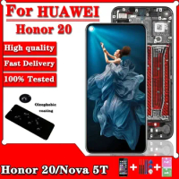 6.26"New For Huawei Honor 20 LCD Display Touch Screen Digitizer For Huawei YAL-L21 YAL-L61A Nova 5T LCD Replacement Parts