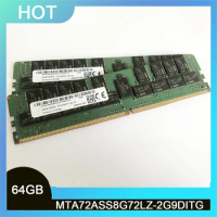 MTA72ASS8G72LZ-2G9DITG For MT RAM 64GB 64G 4DRX4 DDR4 2933 PC4-2933Y LRDIMM REG Memory High Quality Fast Ship