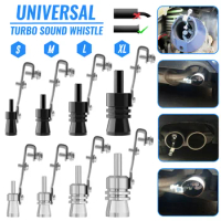 1PC Car Turbo Exhaust Pipe Oversized Roar Maker Sound Whistle Simulator Muffler Pipe Whistle Auto Replacement Parts S/M/L/XL