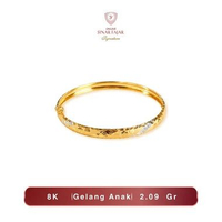 Gelang Anak Emas Bangle Keroncong 8K Terbaru LG - Sinar Fajar