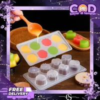 Cetakan Puding Jelly Tart PP Food Grade Motif Lucu Tahan Panas / Cetakan Jelly Flora