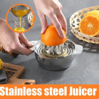 Stainless Steel Multifunctional Manual Juicer Lemon Squeezer Portable Orange Squeezer Household Small Juicer Portable