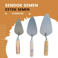 Cetok Sendok Semen Stainless Galur ASLI