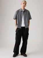 กางเกงคาร์โก้ผู้ชาย Men's Baggy Field Cargos Black