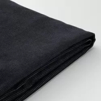 sarung sofa 3 dudukan dg chaise l, Saxemara hitam-biru