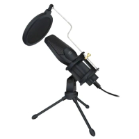 USB Microphone PC Microphone With Shock Mount, Blowout Preventer And Tripod Stand For Streaming Media Games