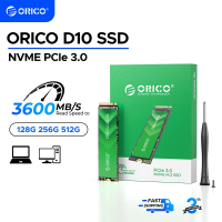 ORICO 1TB M.2 NVMe SSD PCIe Gen3x4 2280 SSD - สูงสุด 3600MB/s ไดรฟ์โซลิดสเตตภายในพร้อม TLC NAND Flas