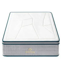 Luxury Knitting Fabric Memory Foam Topper King Size Bed Mattresses Pack In A Box Pocket Spring Inflatable Mattress