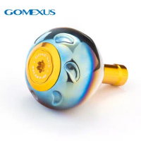 Gomexus For Shimano Stella Vanquish Daiwa Exist Saltist 1000 - 4000 Spinning Power Reel Handle Knob Titanium 38mm TA38