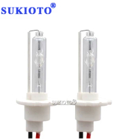 SUKIOTO 1 Pair 12V High Power hid headlight kit 75W D2H xenon bulb D2Y 3000K 4300K 5000K 6000K 8000K 10000K H7 H11 D2S with wire