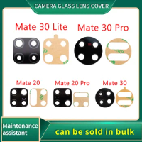 Rear Main Camera lens Cover For Huawei Mate 20 Pro 30 Lite Back Camera Glass sticker Adhesive Tape Repair Spare Parts