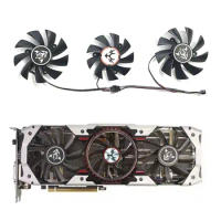 3-Pack Brand New 85MM 75MM 4PIN GTX 1080TI GPU Fan for Colorful GTX1070 1070ti 1080 1080ti iGame AD Flame Ares Graphics Card