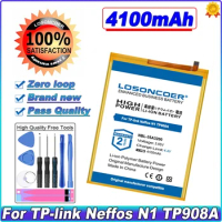 LOSONCOER 4100mAh NBL-35A3200 Mobile Phone Battery For TP-link Neffos N1 TP908A Batteries