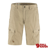 【Fjallraven 北極狐】男 Ruaha Shorts 彈性耐磨登山健行短褲.多口袋工作褲.休閒褲_81188-118 化石
