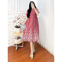 Daster wanita Panjang Rayon Grade A Busui Resleting Depan | Daster Chibi Terbaru | Daster kekinian |