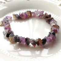 Natural Colorful Cacoxenite Red Auralite 23 Bracelet Beads 8mm Women Men Colorful Auralite 23 Canada Bracelet AAAAA