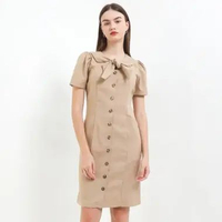 White Mode Karissa Dresses - Pakaian Wanita Dress Gaun Cewek L