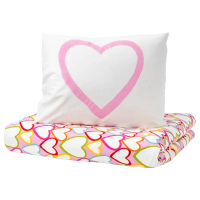 IKEA VITAMINER HJARTA Children Cotton Bedding Set (Duvet Cover and Pillowacase)