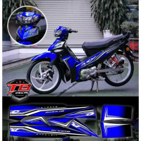 Điệp Tem Xe - Mẫu tem zin Sirius màu xanh gp xanh ngọc - decal 3 lớp - siêu dính chống bay màu chống