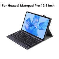 Ultra-thin Bluetooth Keyboard Leather case kickstand cover for Huawei Matepad pro 12.6 inch 2022 2021