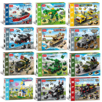 Compatible with LEGO Mini Street View City Building Blocks Small Particle Building Blocks Toys for B
