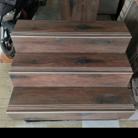 GRANIT tangga dabel bepel 30x90 natural Wood motif  kayu matt
