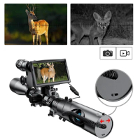 Night Vision Riflescope Hunting Scopes Optics Sight Tactical 850nm Infrared LED IR Waterproof Night Vision Hunting Camera