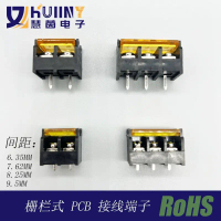 ขั้วต่อบล็อคประเภทรั้ว HB11, มีให้เลือก 6.35/7.62/8.25/9.5 มม., 2P-10P, PCB ที่ครอบคลุม, เหมาะสำหรับ
