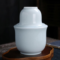 温酒器青瓷溫酒器燙酒壺中式半斤白酒陶瓷暖酒熱酒壺杯子老式黃酒具家用 雙11全館免運