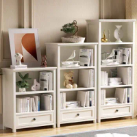 Customized solid wood bookcase, storage cabinet, free combination bookshelf, bookshelf, living room, bookshelf, integrated whole