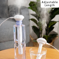 Mini Ultrasonic Air Humidifier LED Lamp USB Essential Oil Diffuser Car Purifier Aroma Anion Mist Maker With Romantic Light